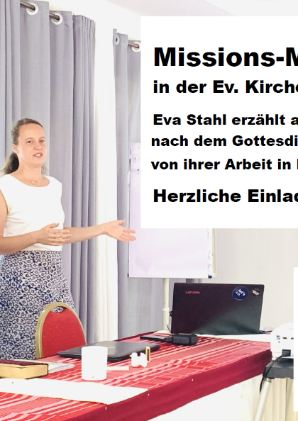 Matinee - Eva Stahl berichtet von Ihrer Arbeit in Ruanda